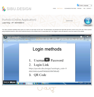 QR Code Auto Login